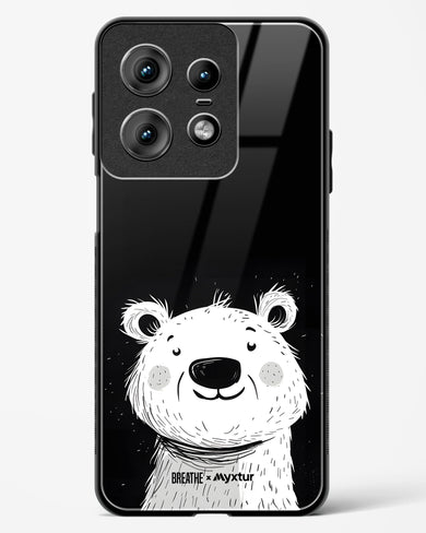 Polar Bear [BREATHE] Glass Case Phone Cover (Motorola)