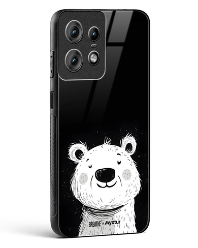Polar Bear [BREATHE] Glass Case Phone Cover (Motorola)