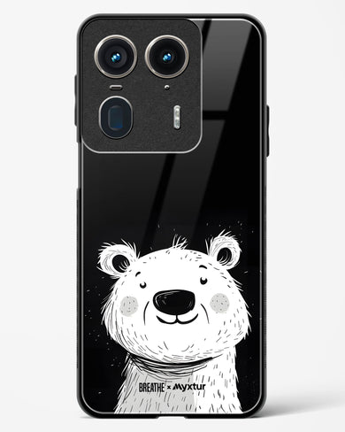 Polar Bear [BREATHE] Glass Case Phone Cover (Motorola)