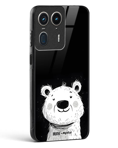 Polar Bear [BREATHE] Glass Case Phone Cover (Motorola)
