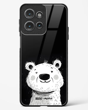 Polar Bear [BREATHE] Glass Case Phone Cover (Motorola)