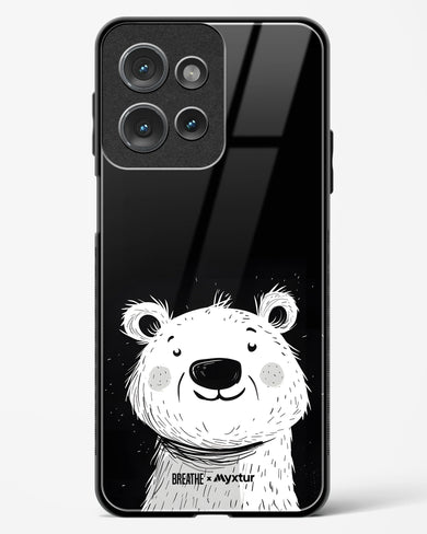 Polar Bear [BREATHE] Glass Case Phone Cover (Motorola)