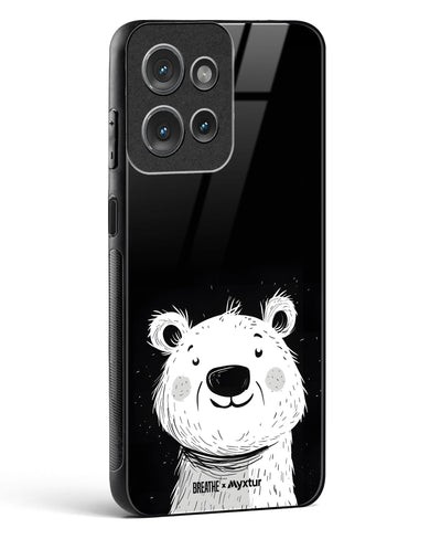 Polar Bear [BREATHE] Glass Case Phone Cover (Motorola)