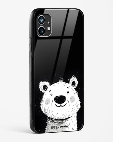 Polar Bear [BREATHE] Glass Case Phone Cover (Nothing)