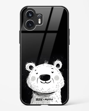 Polar Bear [BREATHE] Glass Case Phone Cover (Nothing)