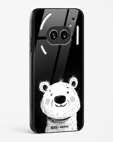 Polar Bear [BREATHE] Glass Case Phone Cover (Nothing)