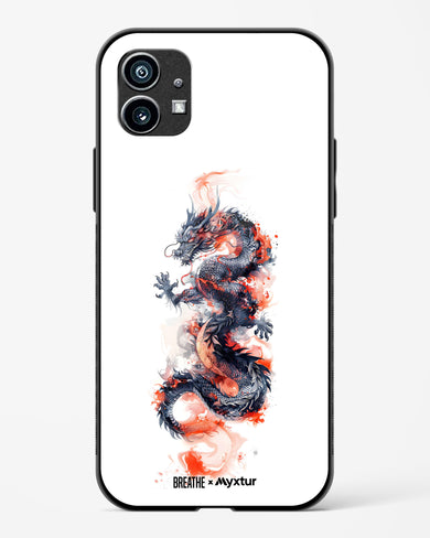 Rising Dragon [BREATHE] Glass Case Phone Cover (Nothing)