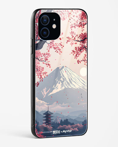 Slopes of Fuji [BREATHE] Glass Case Phone Cover (Apple)