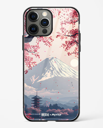 Slopes of Fuji [BREATHE] Glass Case Phone Cover (Apple)