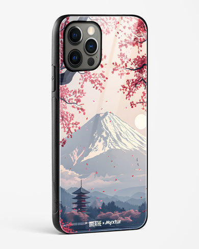 Slopes of Fuji [BREATHE] Glass Case Phone Cover (Apple)