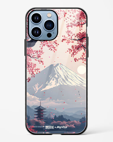 Slopes of Fuji [BREATHE] Glass Case Phone Cover (Apple)