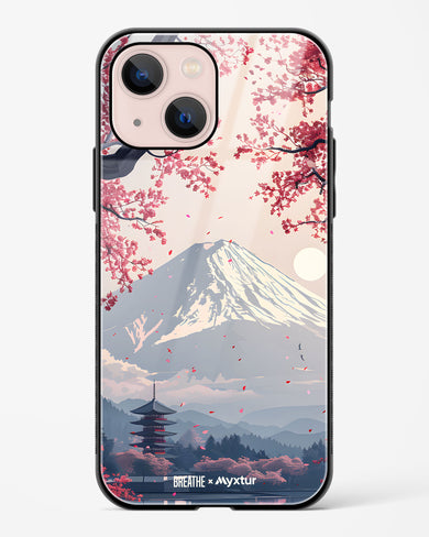 Slopes of Fuji [BREATHE] Glass Case Phone Cover (Apple)