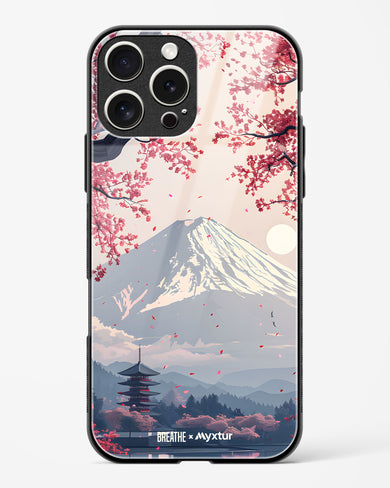 Slopes of Fuji [BREATHE] Glass Case Phone Cover (Apple)