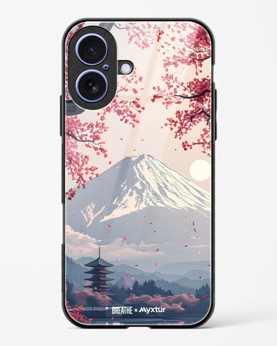 Slopes of Fuji [BREATHE] Glass Case Phone Cover (Apple)