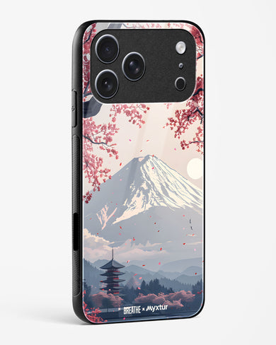 Slopes of Fuji [BREATHE] Glass Case Phone Cover (Apple)