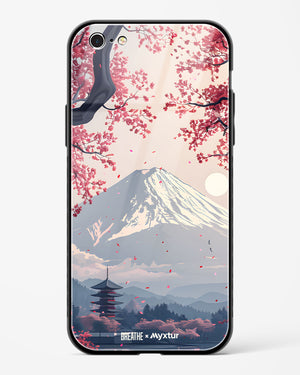 Slopes of Fuji [BREATHE] Glass Case Phone Cover (Apple)