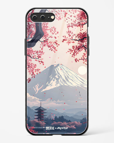 Slopes of Fuji [BREATHE] Glass Case Phone Cover (Apple)