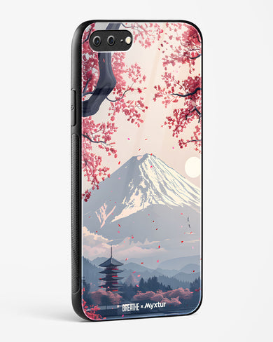 Slopes of Fuji [BREATHE] Glass Case Phone Cover (Apple)