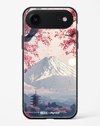 Slopes of Fuji [BREATHE] Glass Case Phone Cover (Apple)