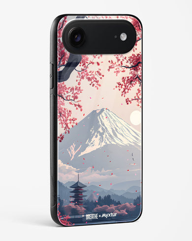 Slopes of Fuji [BREATHE] Glass Case Phone Cover (Apple)
