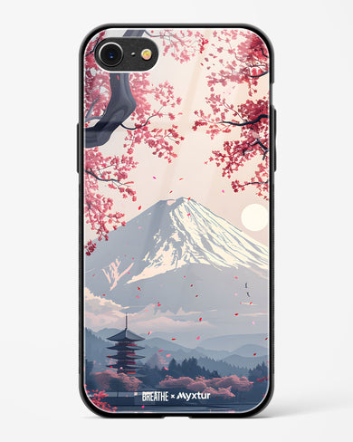 Slopes of Fuji [BREATHE] Glass Case Phone Cover (Apple)