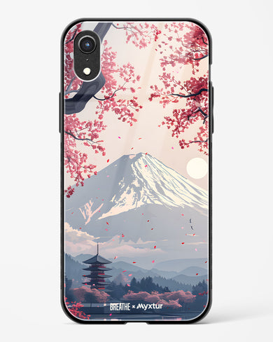 Slopes of Fuji [BREATHE] Glass Case Phone Cover (Apple)