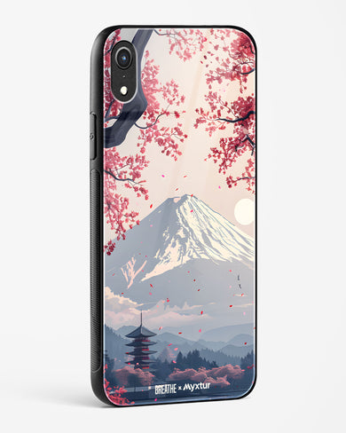 Slopes of Fuji [BREATHE] Glass Case Phone Cover (Apple)