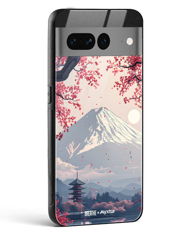 Slopes of Fuji [BREATHE] Glass Case Phone Cover (Google)