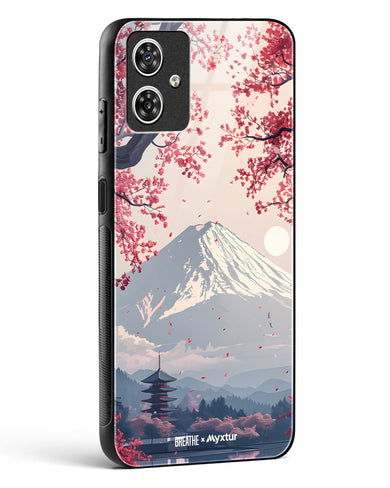 Slopes of Fuji [BREATHE] Glass Case Phone Cover (Motorola)