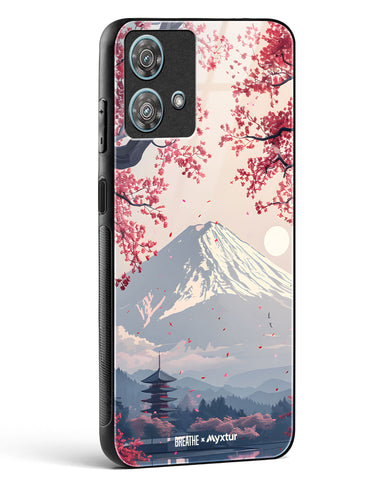 Slopes of Fuji [BREATHE] Glass Case Phone Cover (Motorola)
