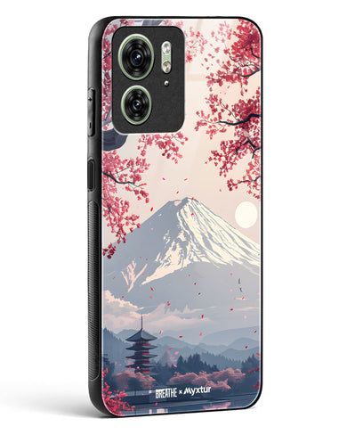 Slopes of Fuji [BREATHE] Glass Case Phone Cover (Motorola)