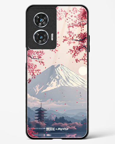 Slopes of Fuji [BREATHE] Glass Case Phone Cover (Motorola)