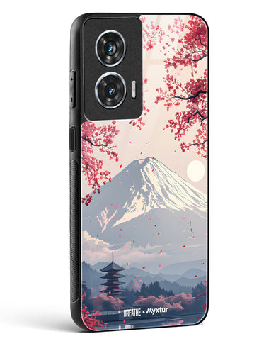 Slopes of Fuji [BREATHE] Glass Case Phone Cover (Motorola)