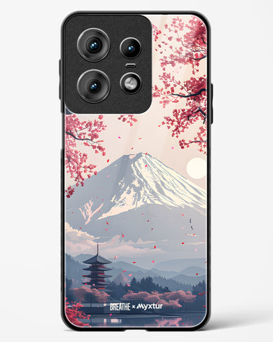 Slopes of Fuji [BREATHE] Glass Case Phone Cover (Motorola)