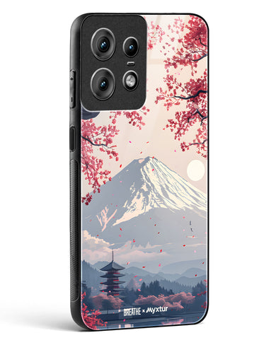 Slopes of Fuji [BREATHE] Glass Case Phone Cover (Motorola)