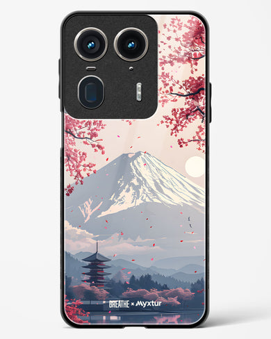Slopes of Fuji [BREATHE] Glass Case Phone Cover (Motorola)