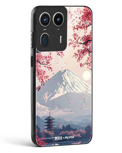 Slopes of Fuji [BREATHE] Glass Case Phone Cover (Motorola)