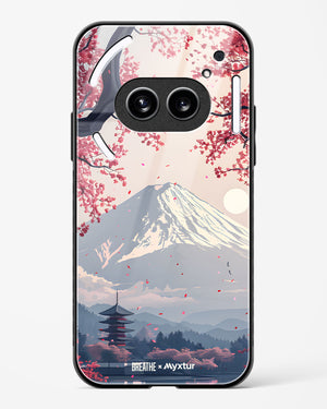 Slopes of Fuji [BREATHE] Glass Case Phone Cover (Nothing)