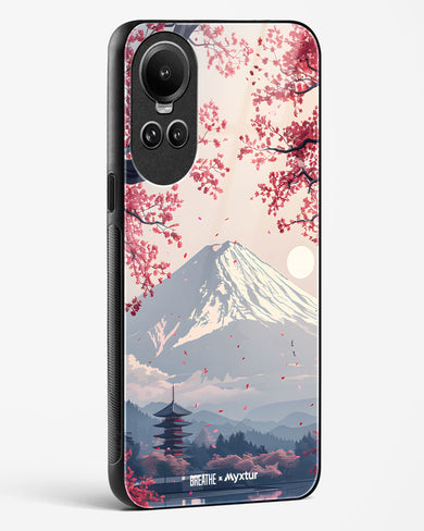 Slopes of Fuji [BREATHE] Glass Case Phone Cover (Oppo)