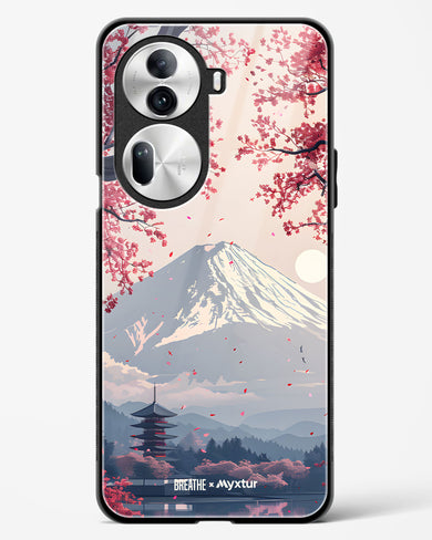 Slopes of Fuji [BREATHE] Glass Case Phone Cover (Oppo)