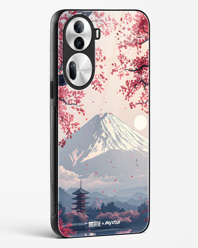 Slopes of Fuji [BREATHE] Glass Case Phone Cover (Oppo)