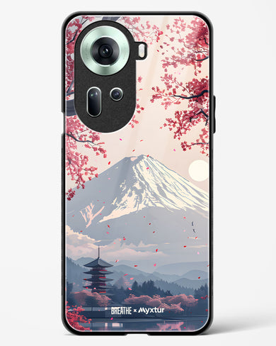 Slopes of Fuji [BREATHE] Glass Case Phone Cover (Oppo)