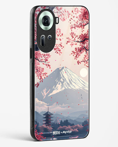 Slopes of Fuji [BREATHE] Glass Case Phone Cover (Oppo)