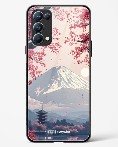 Slopes of Fuji [BREATHE] Glass Case Phone Cover (Oppo)