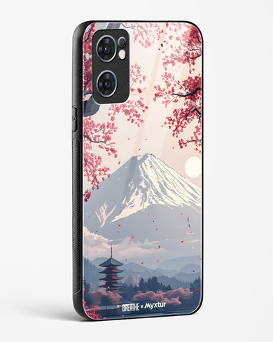 Slopes of Fuji [BREATHE] Glass Case Phone Cover (Oppo)