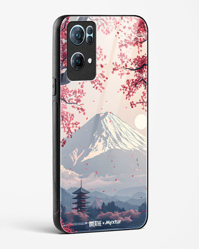 Slopes of Fuji [BREATHE] Glass Case Phone Cover (Oppo)