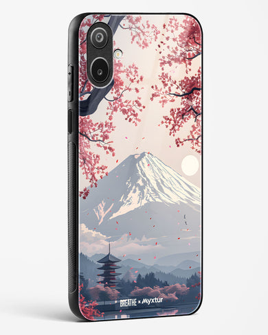 Slopes of Fuji [BREATHE] Glass Case Phone Cover (Samsung)