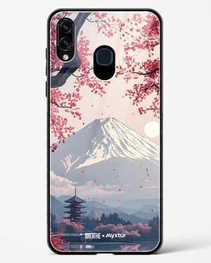 Slopes of Fuji [BREATHE] Glass Case Phone Cover (Samsung)