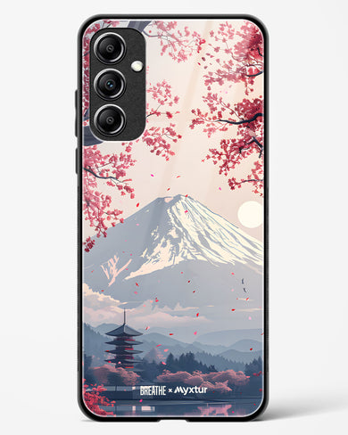 Slopes of Fuji [BREATHE] Glass Case Phone Cover (Samsung)