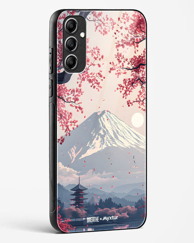 Slopes of Fuji [BREATHE] Glass Case Phone Cover (Samsung)